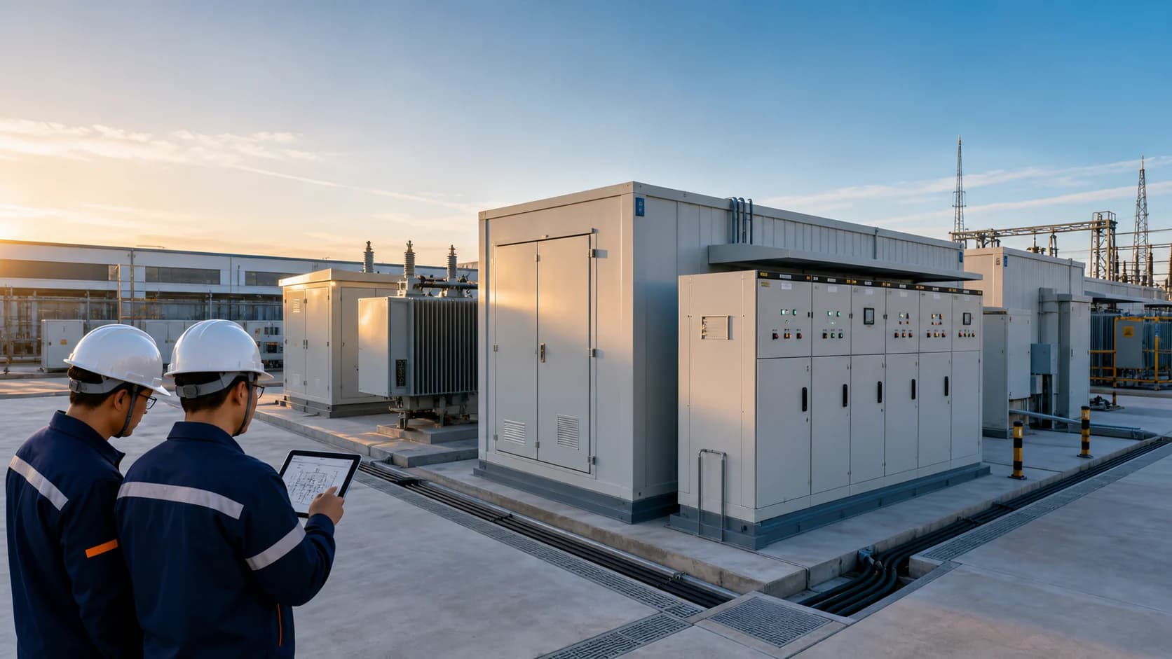 Electrical EPC power distribution delivery visual