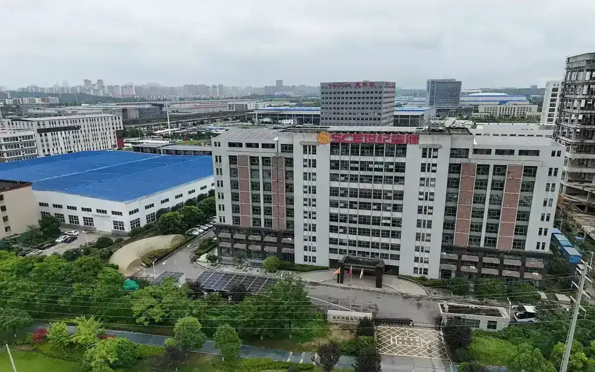 Premium industrial power distribution factory visual