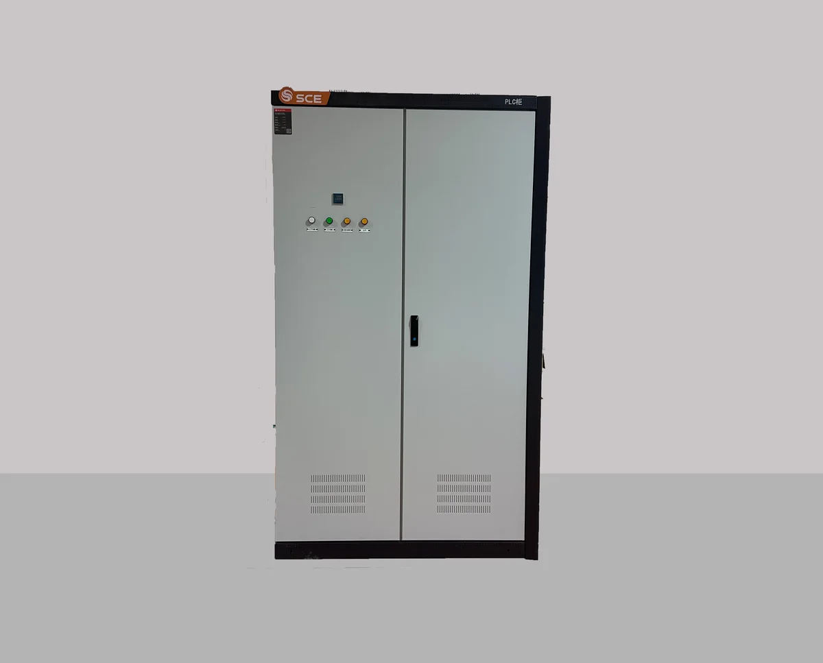 PLC · Panel distribusi dan kontrol
